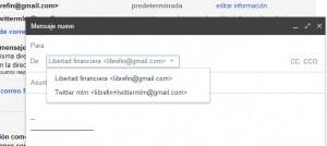 usar alias de gmail